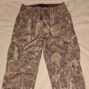Abercrombie & Fitch Men's Camouflage Cargo Pants - Brown/Green